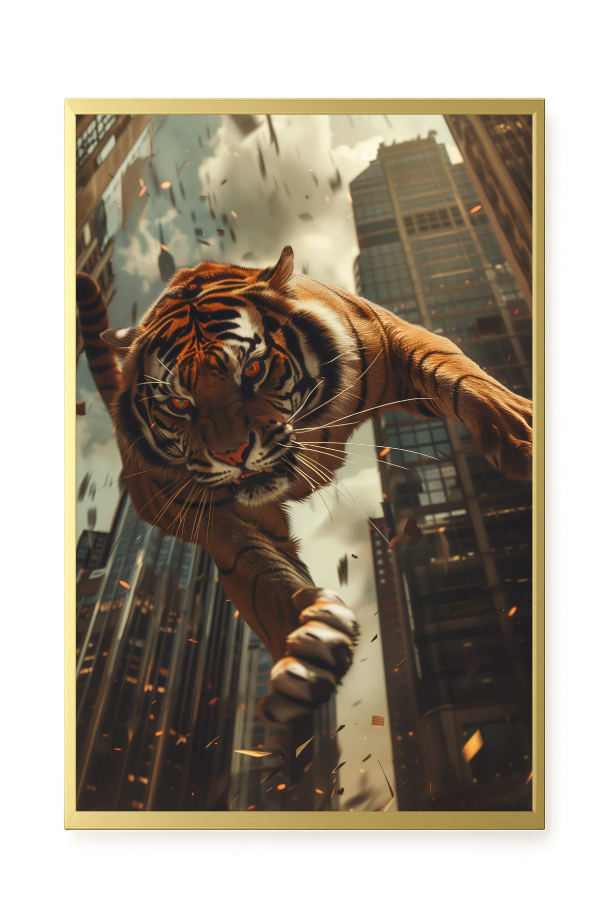 Urban Tiger Canvas Print
