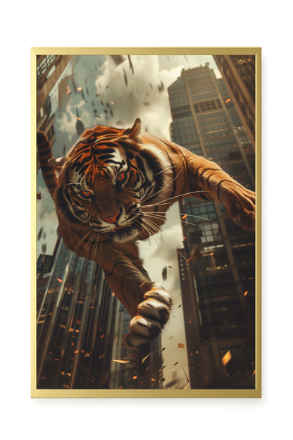 Urban Tiger Canvas Print