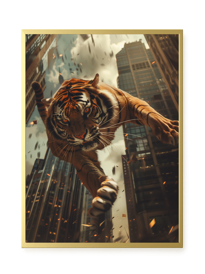 Urban Tiger Canvas Print