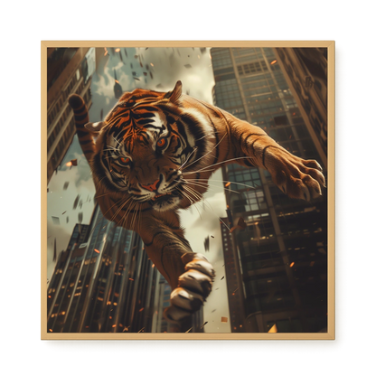 Urban Tiger Canvas Print