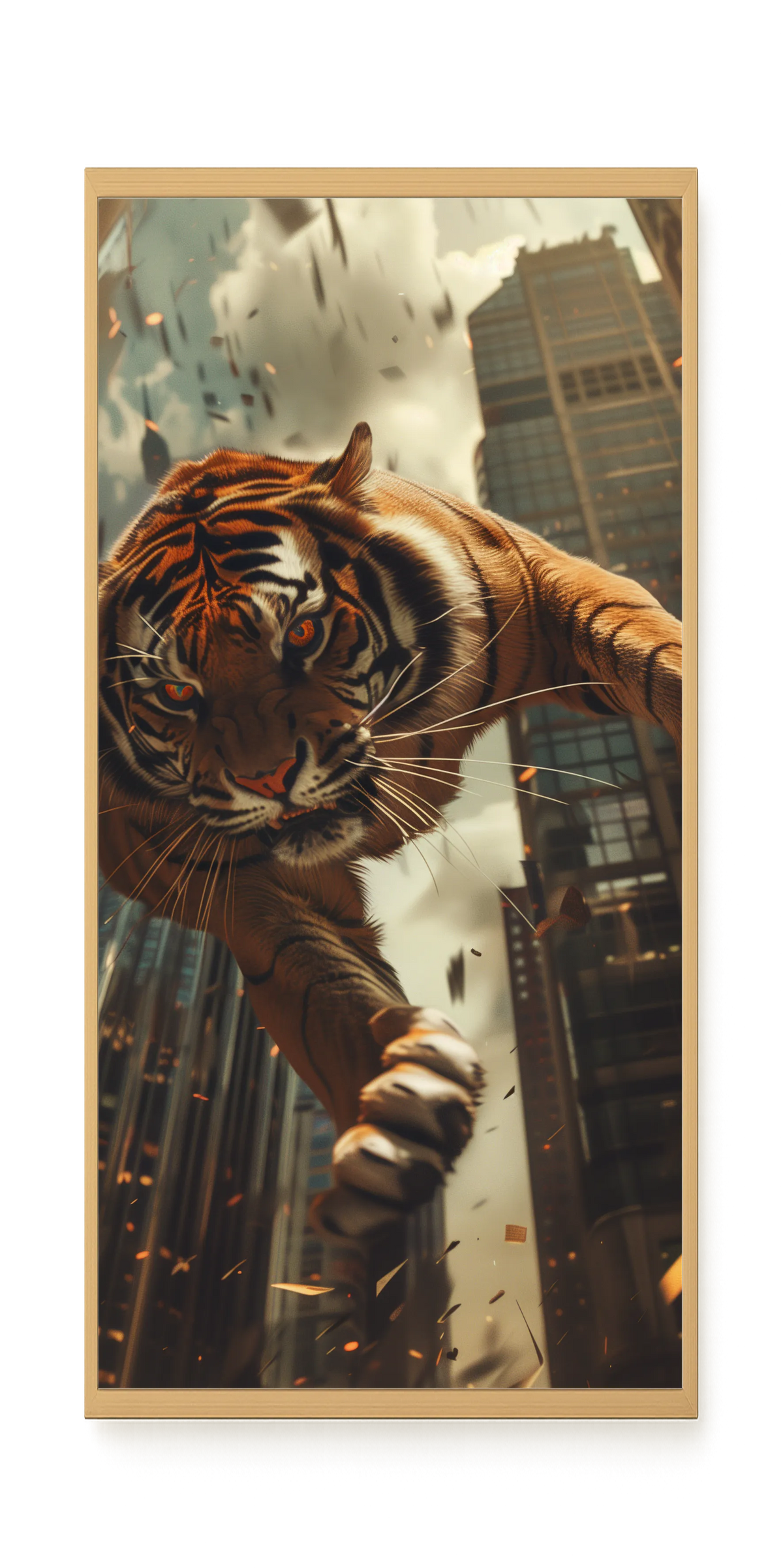Urban Tiger Canvas Print