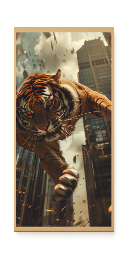 Urban Tiger Canvas Print