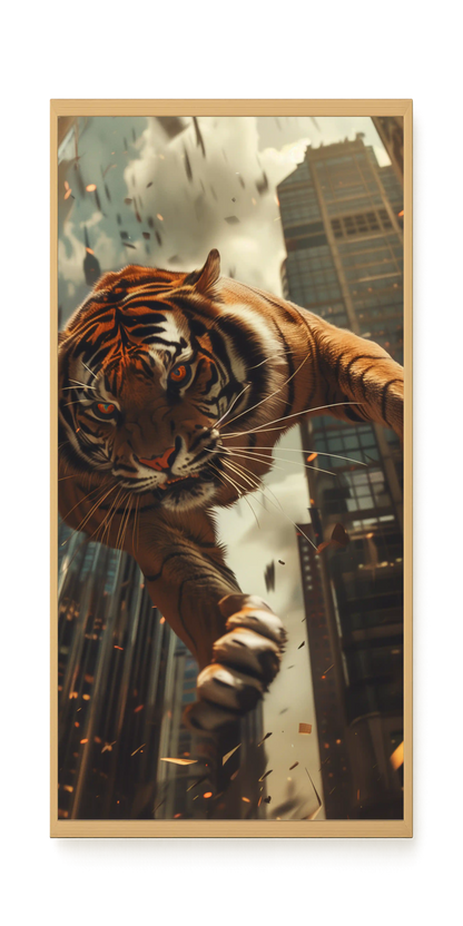 Urban Tiger Canvas Print