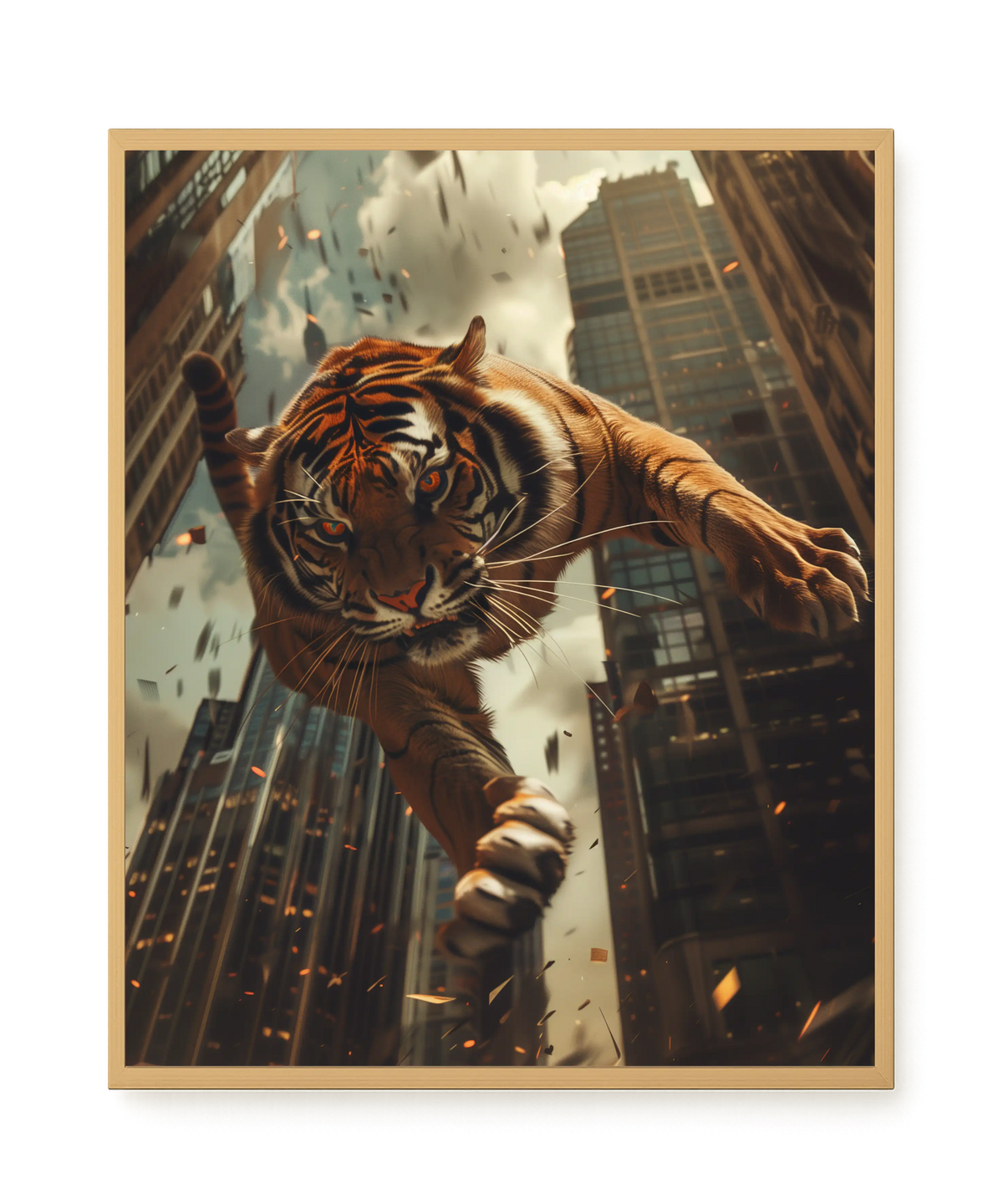 Urban Tiger Canvas Print