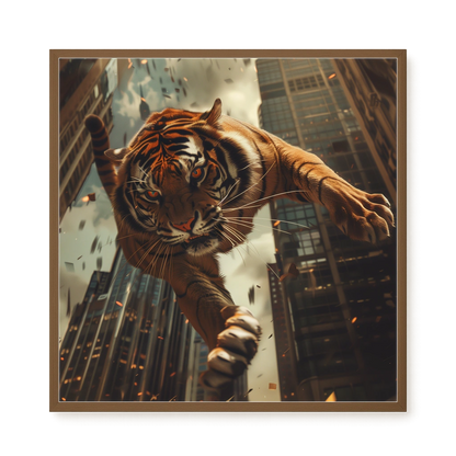 Urban Tiger Canvas Print