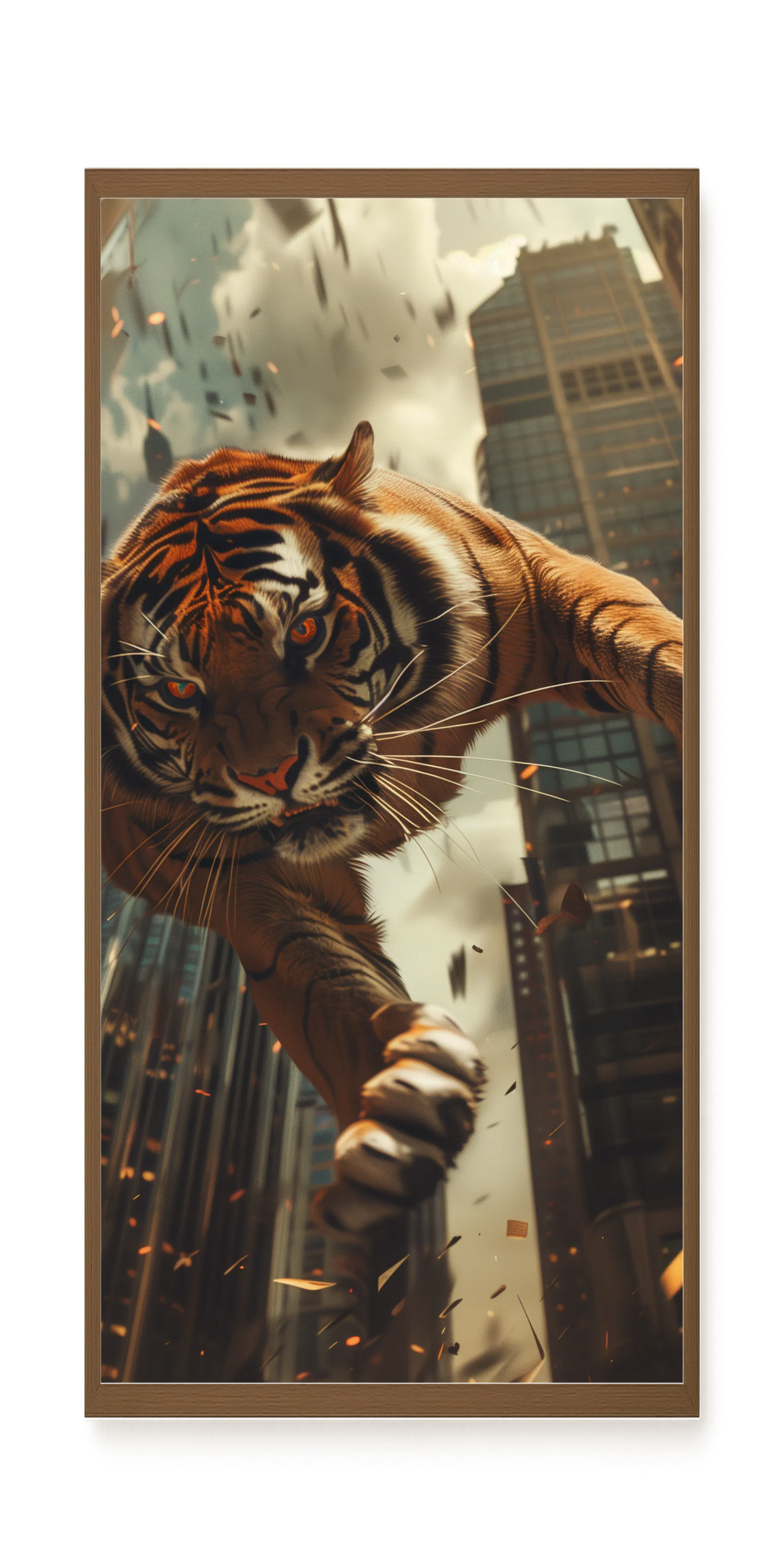 Urban Tiger Canvas Print