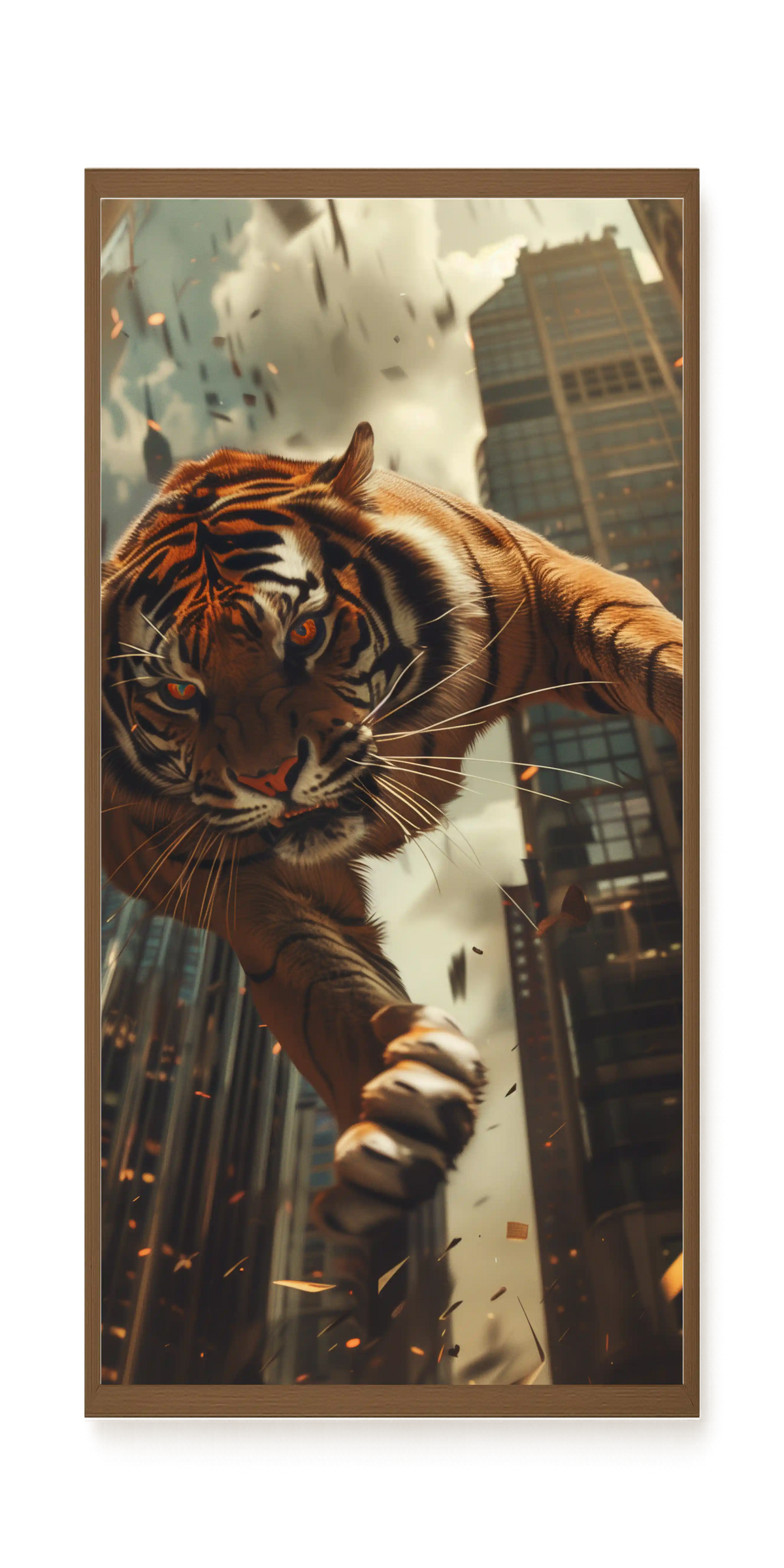 Urban Tiger Canvas Print