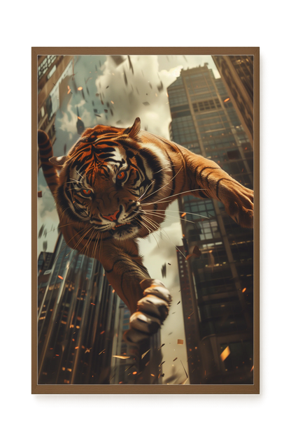 Urban Tiger Canvas Print