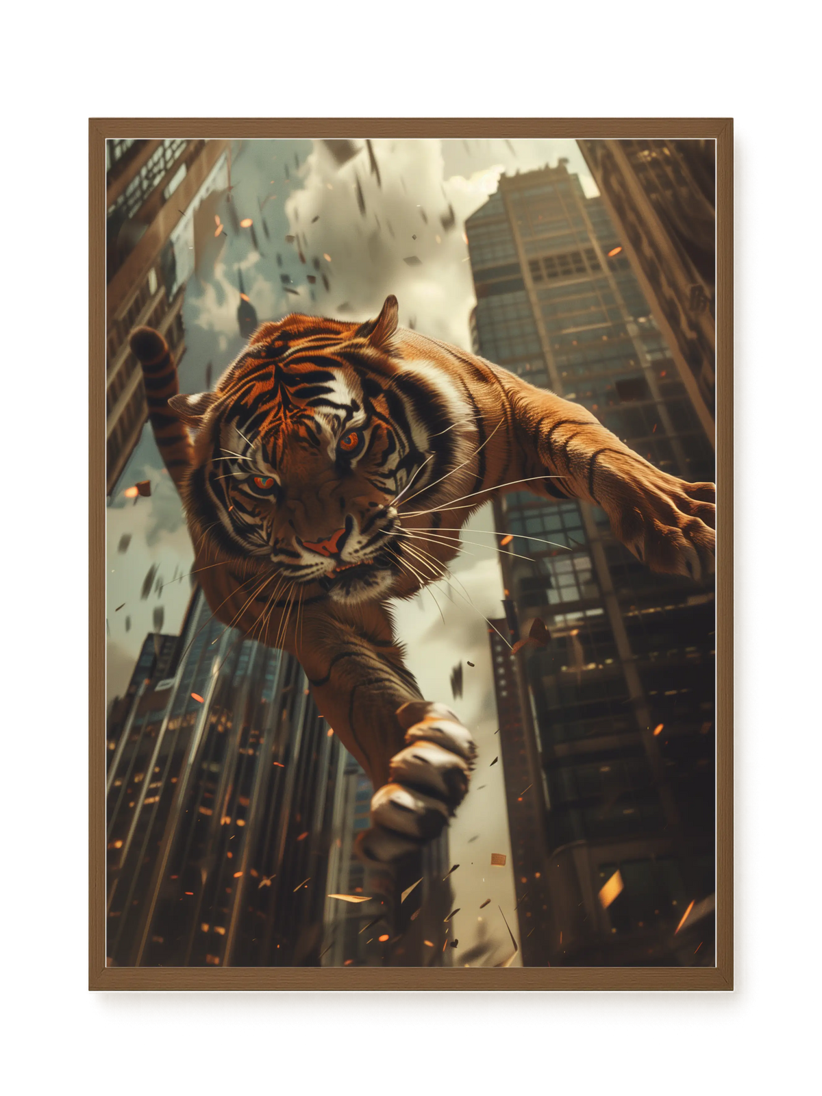 Urban Tiger Canvas Print