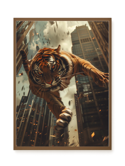 Urban Tiger Canvas Print
