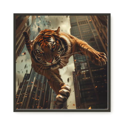 Urban Tiger Canvas Print