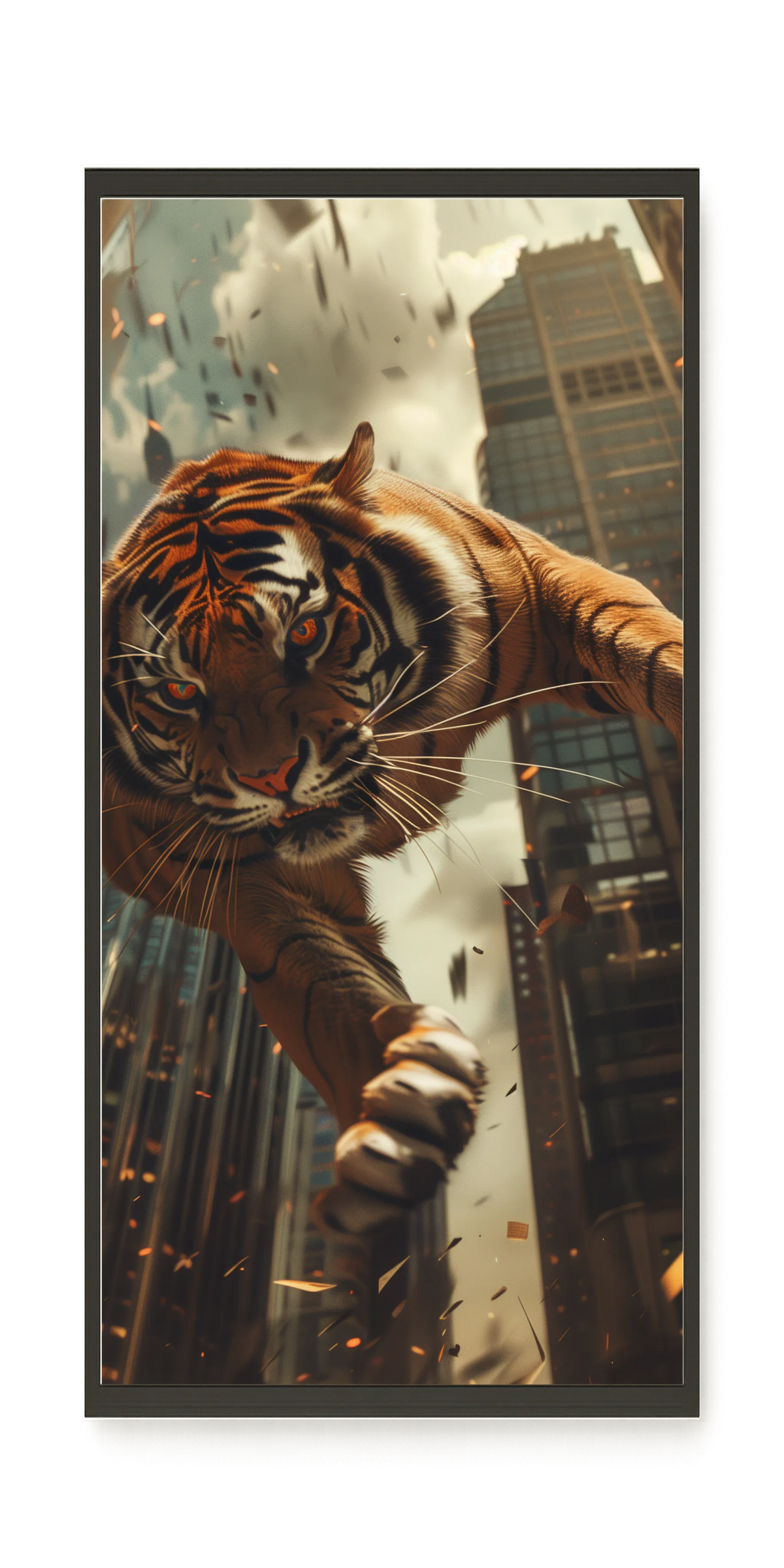 Urban Tiger Canvas Print