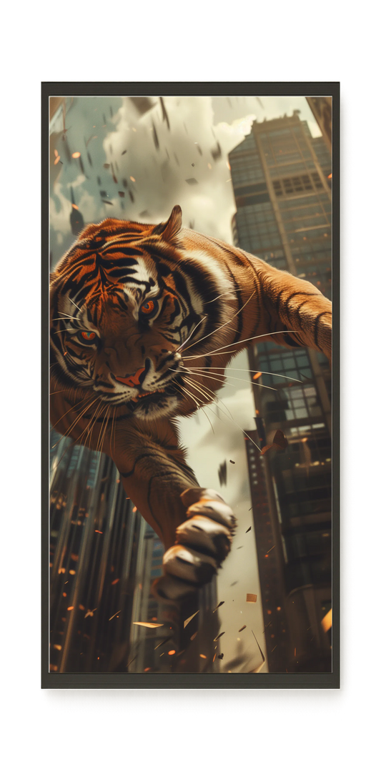 Urban Tiger Canvas Print