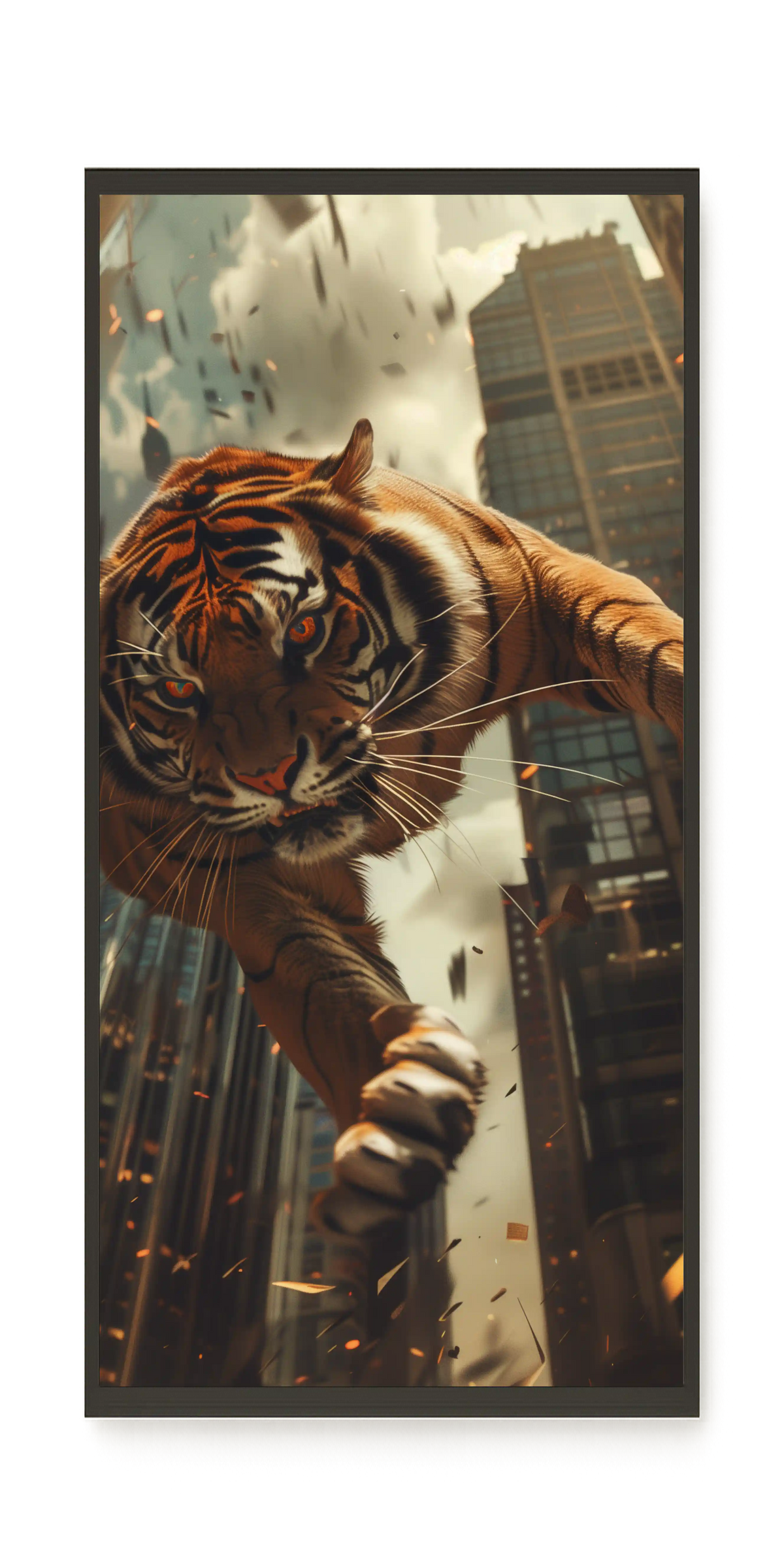 Urban Tiger Canvas Print