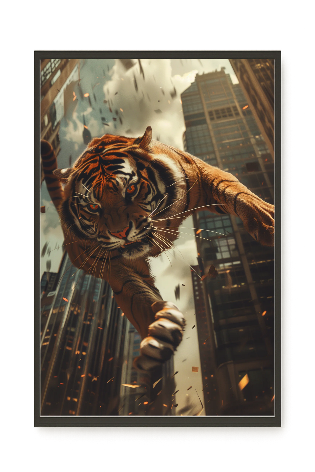 Urban Tiger Canvas Print