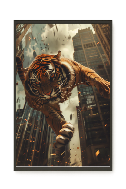 Urban Tiger Canvas Print