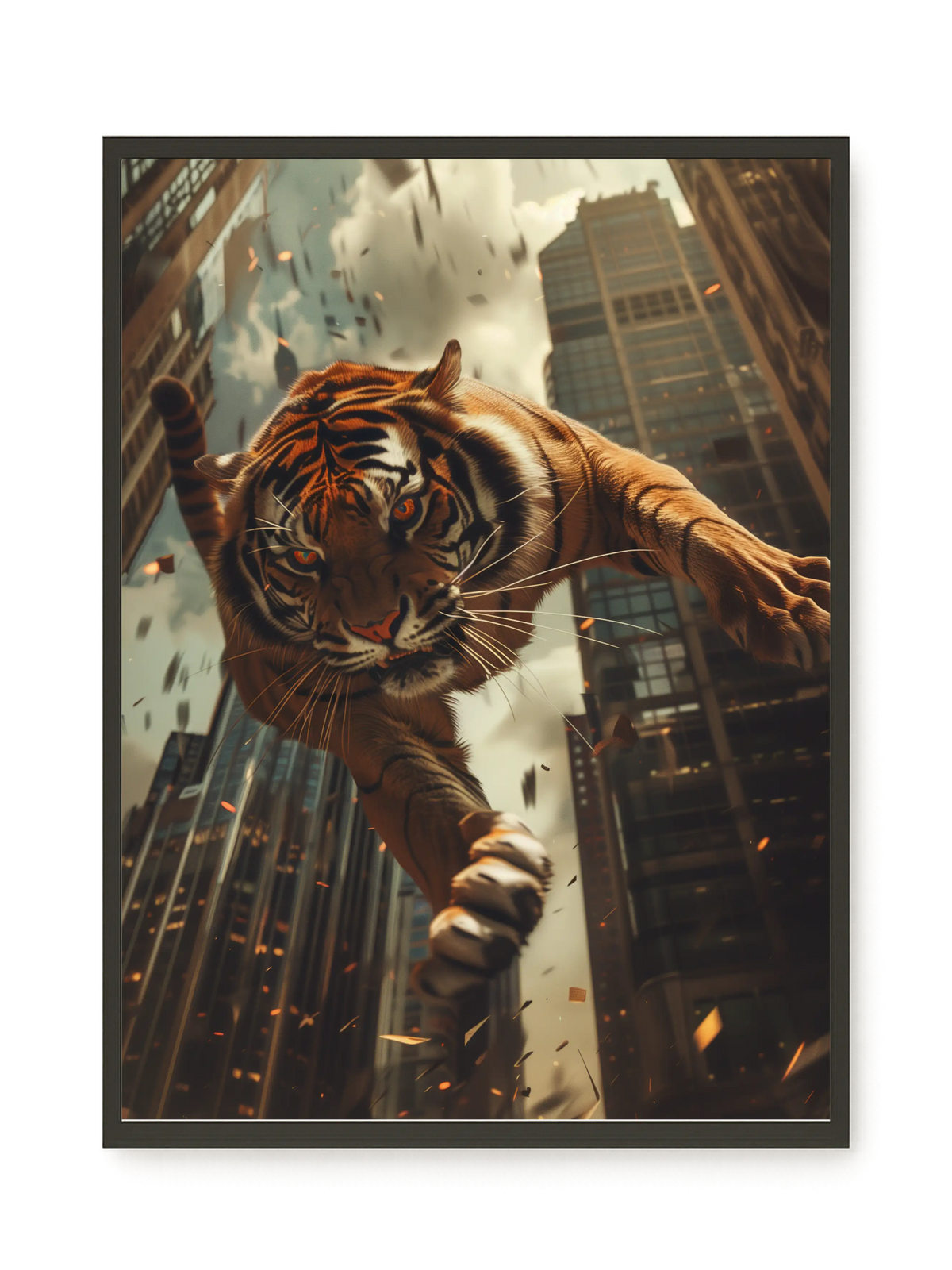 Urban Tiger Canvas Print