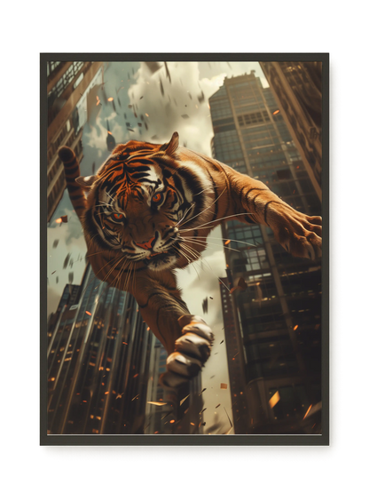 Urban Tiger Canvas Print