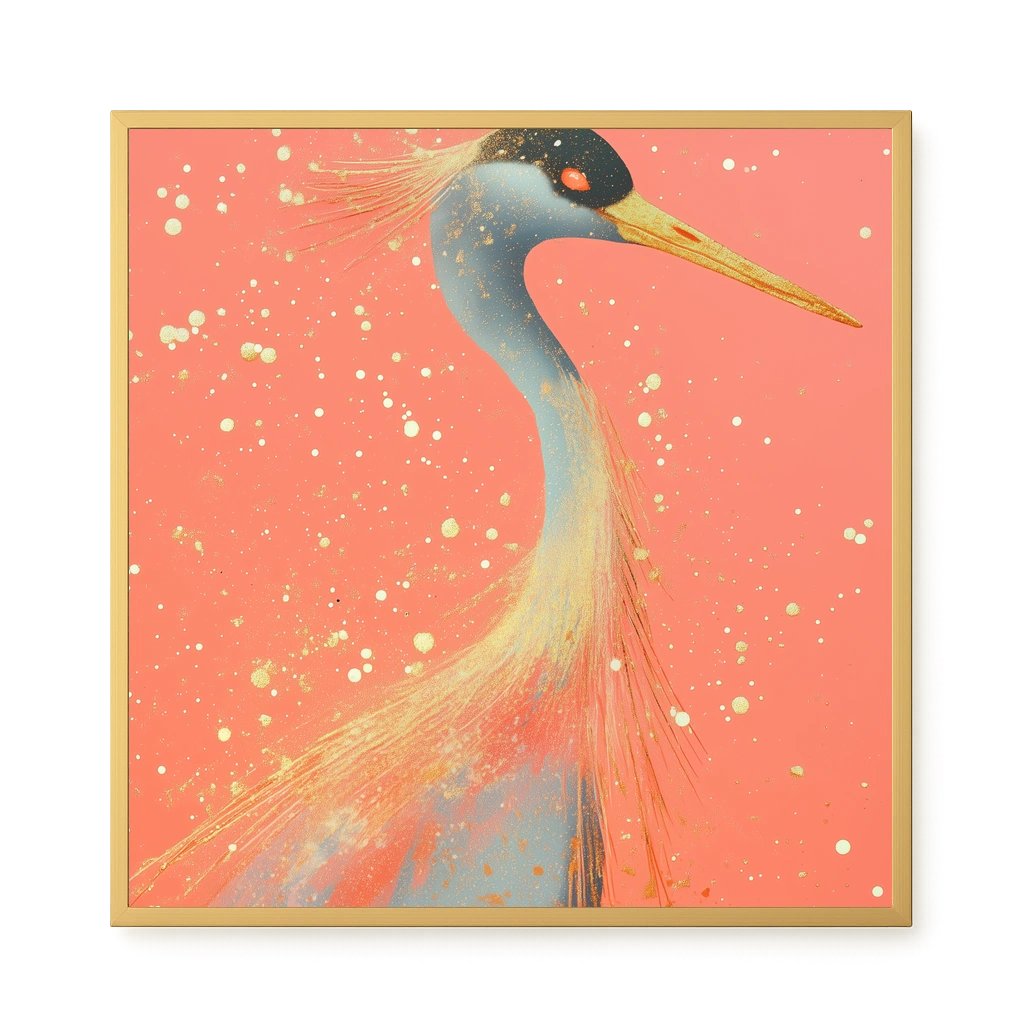 Elegant Bird Canvas Print