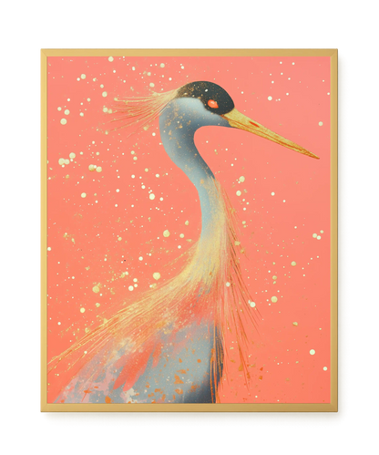 Elegant Bird Canvas Print