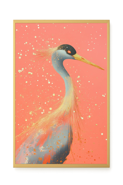 Elegant Bird Canvas Print