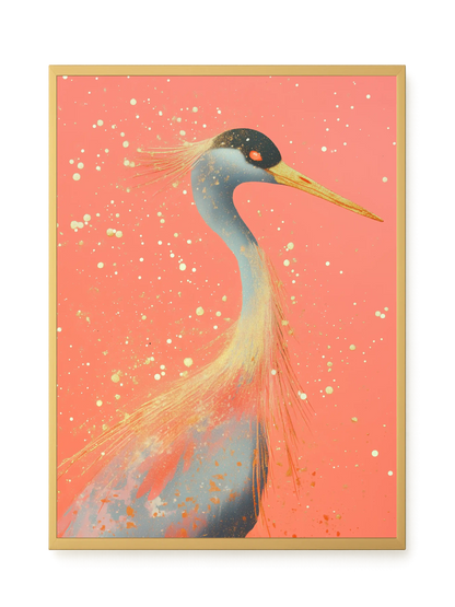 Elegant Bird Canvas Print