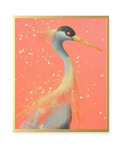 Elegant Bird Canvas Print