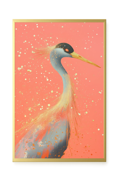 Elegant Bird Canvas Print