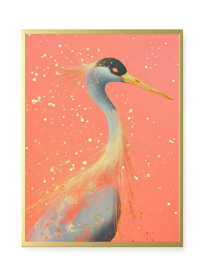 Elegant Bird Canvas Print