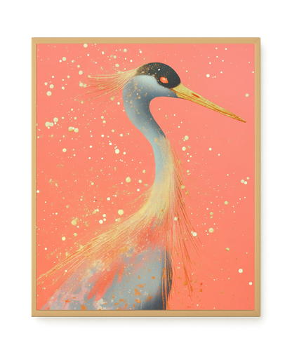 Elegant Bird Canvas Print