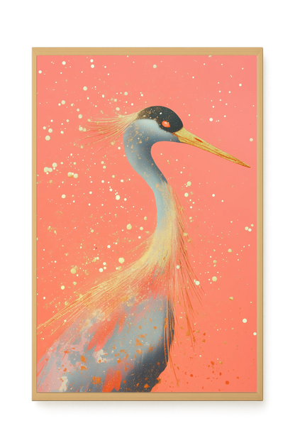 Elegant Bird Canvas Print