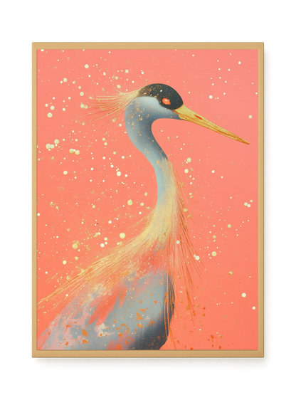 Elegant Bird Canvas Print
