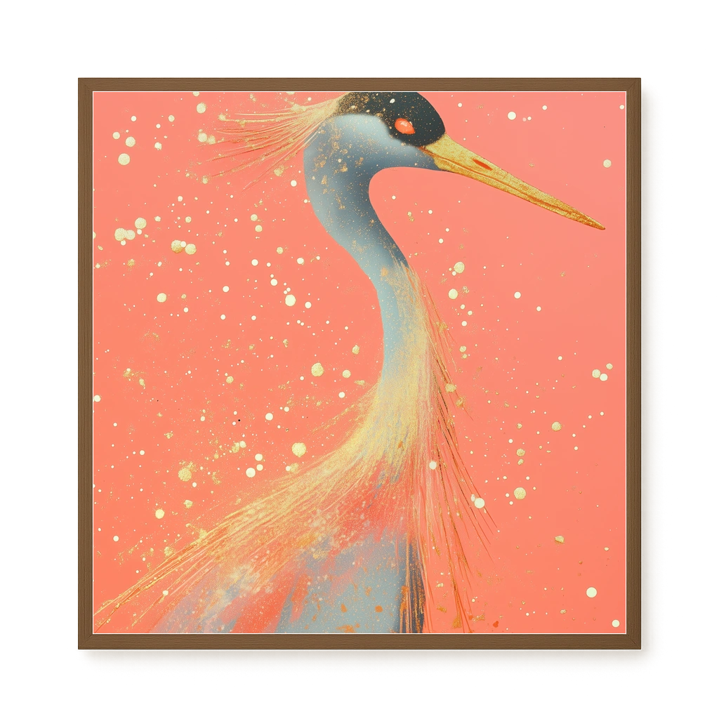 Elegant Bird Canvas Print