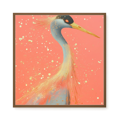 Elegant Bird Canvas Print