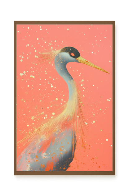 Elegant Bird Canvas Print