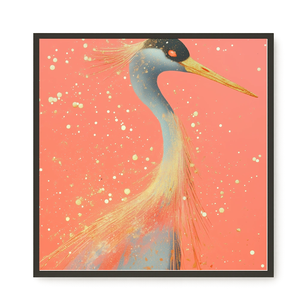 Elegant Bird Canvas Print