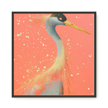 Elegant Bird Canvas Print