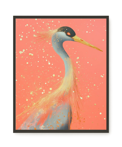 Elegant Bird Canvas Print