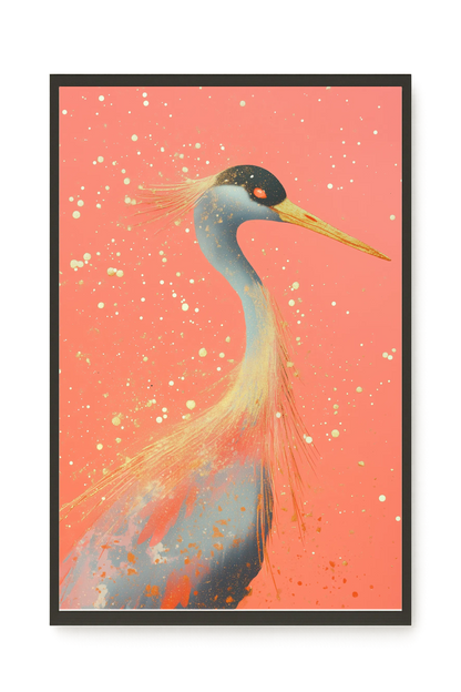 Elegant Bird Canvas Print