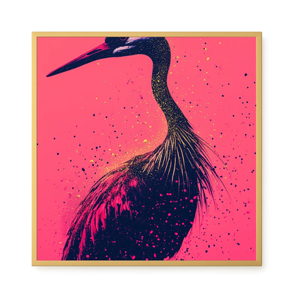 Artistic Bird Canvas Wall Art