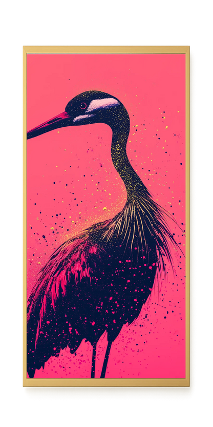 Artistic Bird Canvas Wall Art