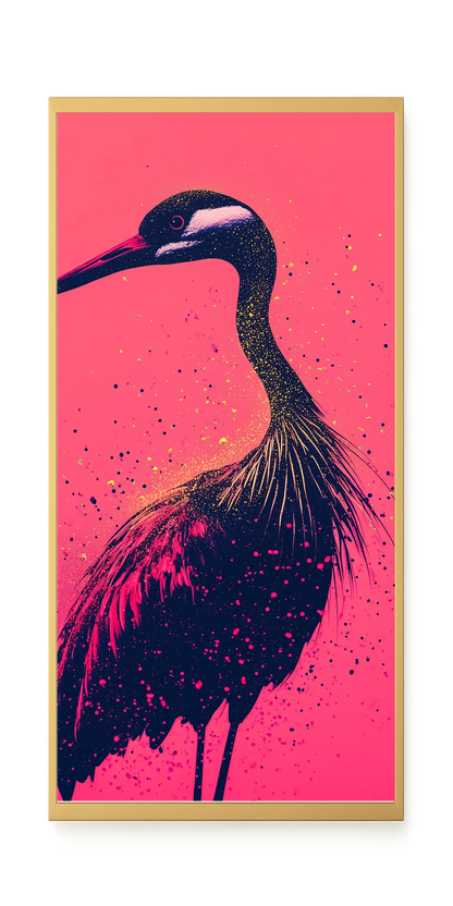 Artistic Bird Canvas Wall Art