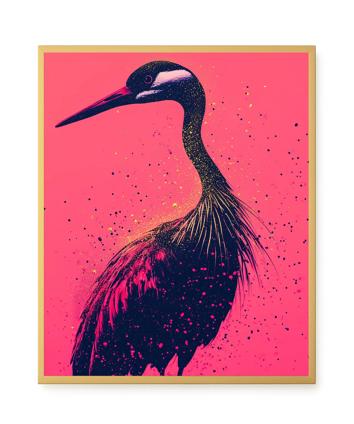 Artistic Bird Canvas Wall Art