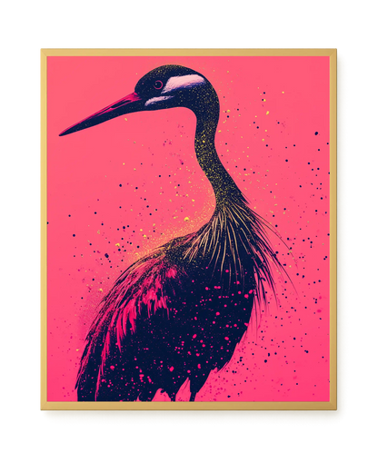 Artistic Bird Canvas Wall Art
