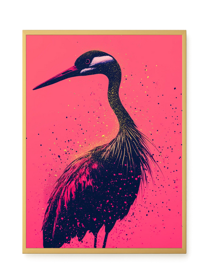 Artistic Bird Canvas Wall Art
