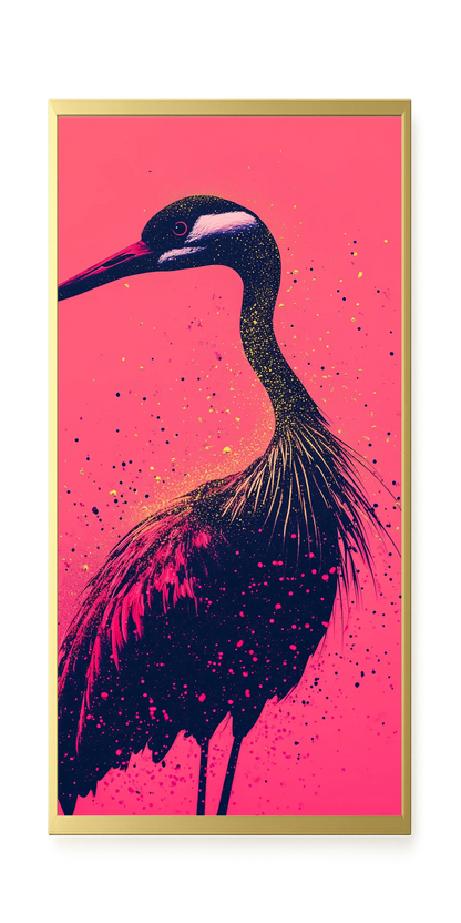 Artistic Bird Canvas Wall Art