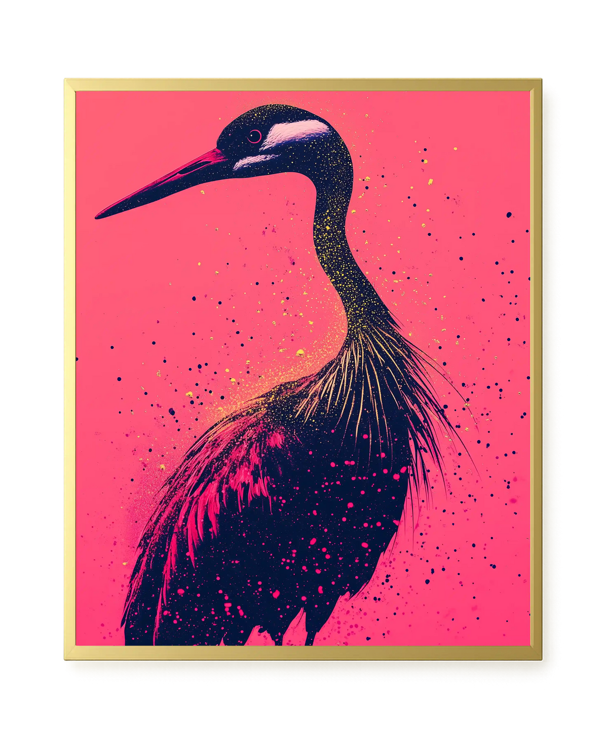 Artistic Bird Canvas Wall Art