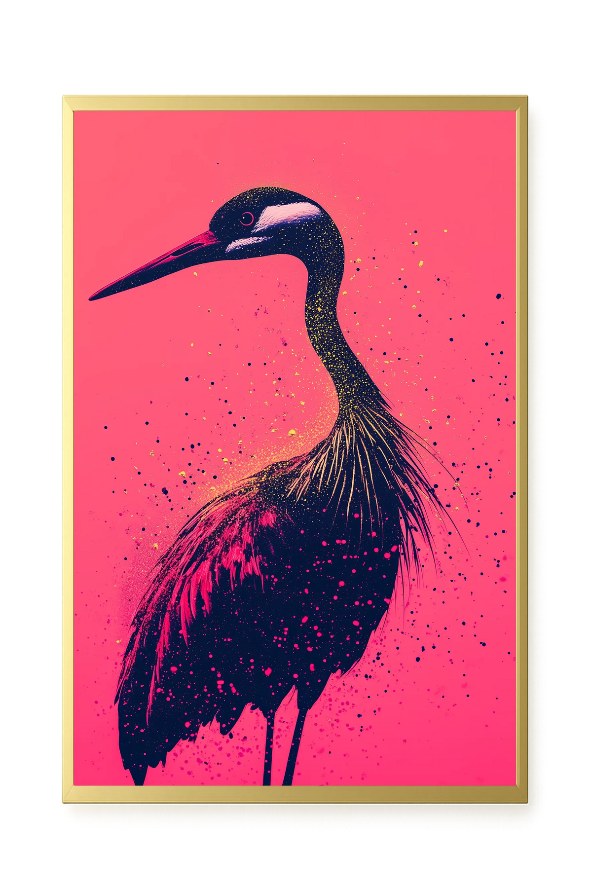 Artistic Bird Canvas Wall Art