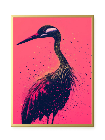 Artistic Bird Canvas Wall Art
