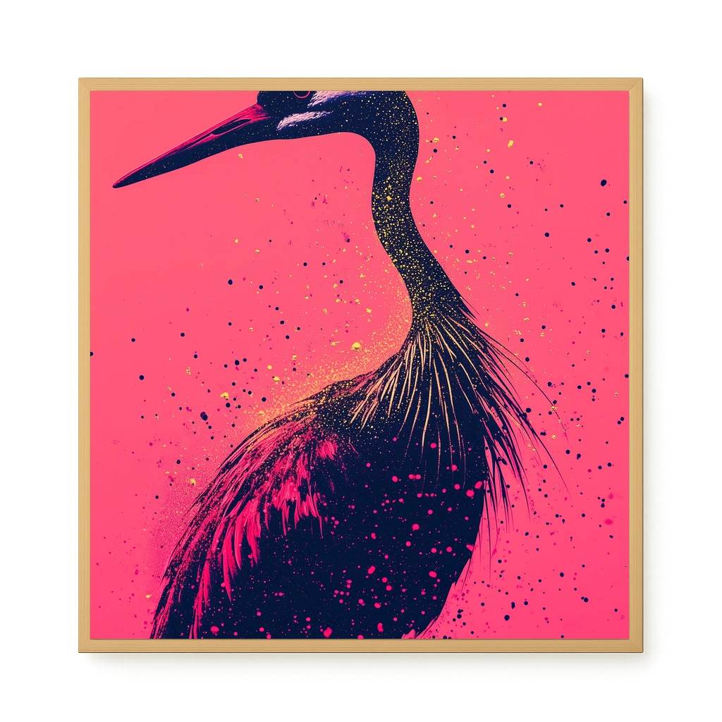 Artistic Bird Canvas Wall Art